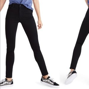Madewell Roadtripper black high rise jeans